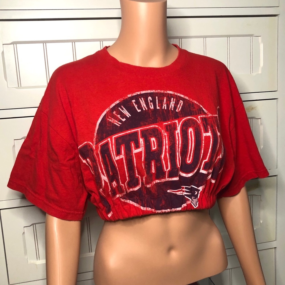 New England Patriots crop top